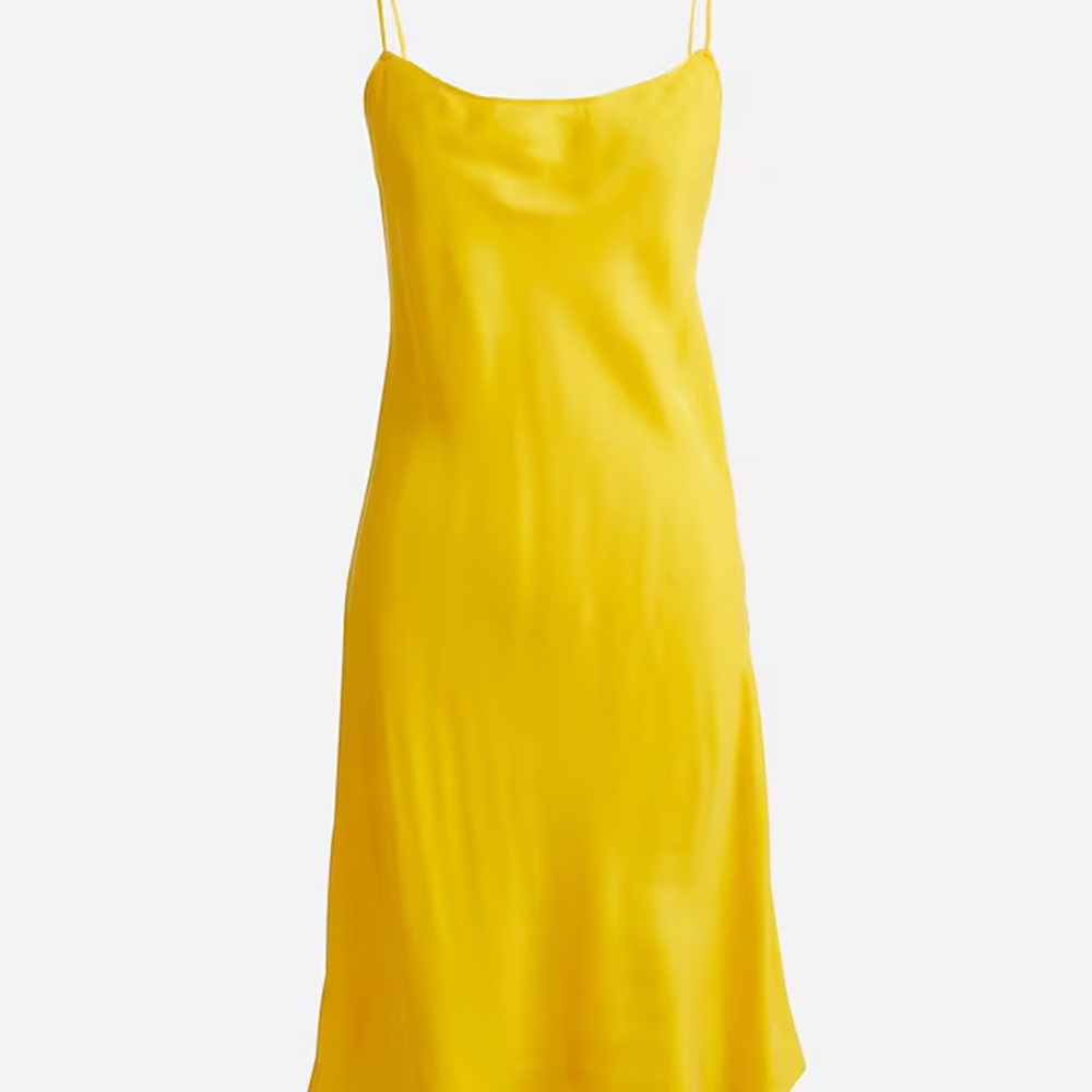 NWOT J Crew slip dress. Size 8. Burnt orange